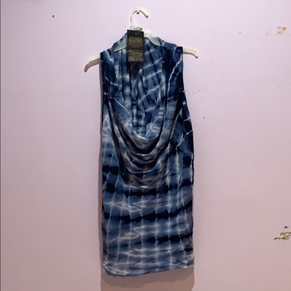 Tryst Tops - New!! Blue and white tye die dress